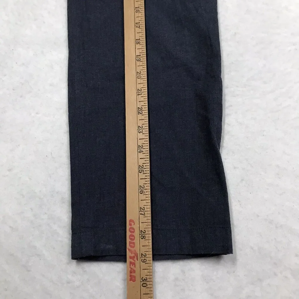 J CREW Thompson Pants Men 35x32 (36x29 actual) Navy Tapered Leg Chino Cotton